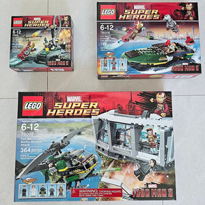 [LEGO, 레고] Iron Man 3(76006, 76007, 76008) (MISB)