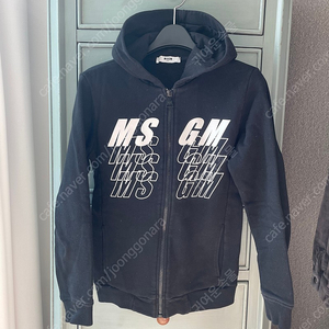 MSGM 키즈 기모 후드 집업 10y