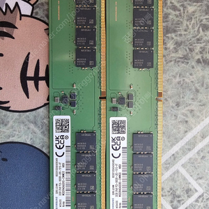 삼성 DDR5 32GB(PC5 5600) 2개 팝니다