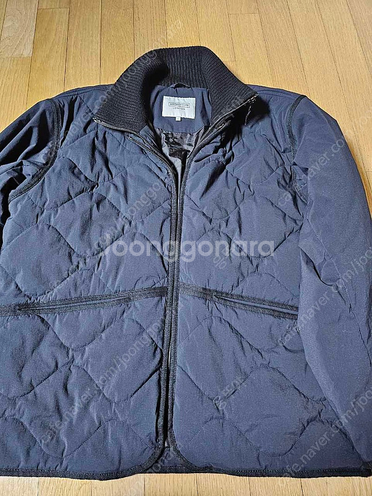 브롬톤런던 RIBBED NECK QUILTED 점퍼[남...--1