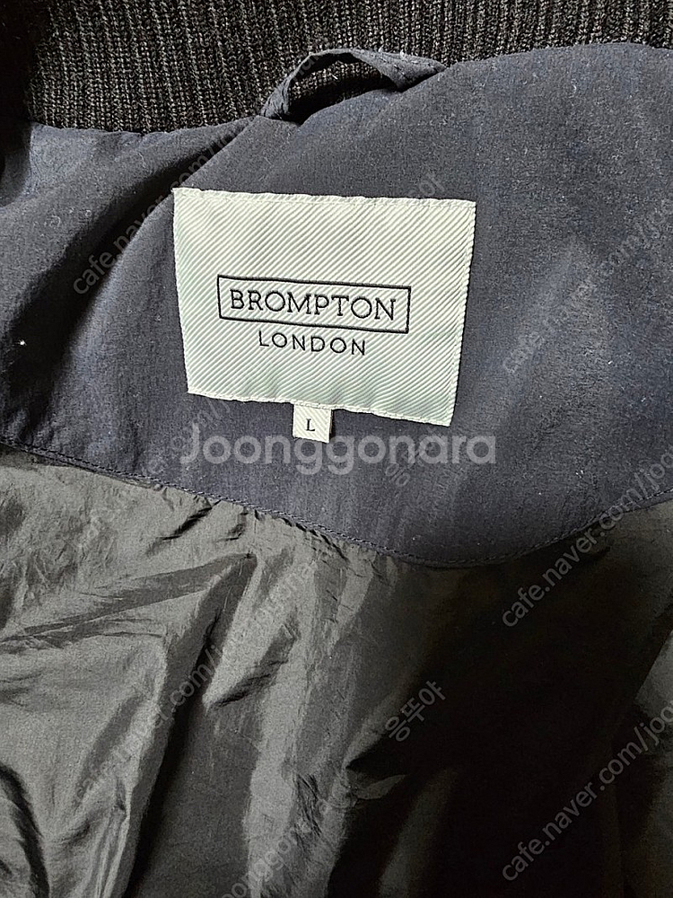 브롬톤런던 RIBBED NECK QUILTED 점퍼[남...--2