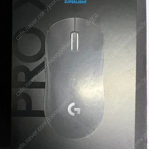 지슈라 블랙 미사용 새제품 로지텍 g pro 지프로 슈퍼라이트