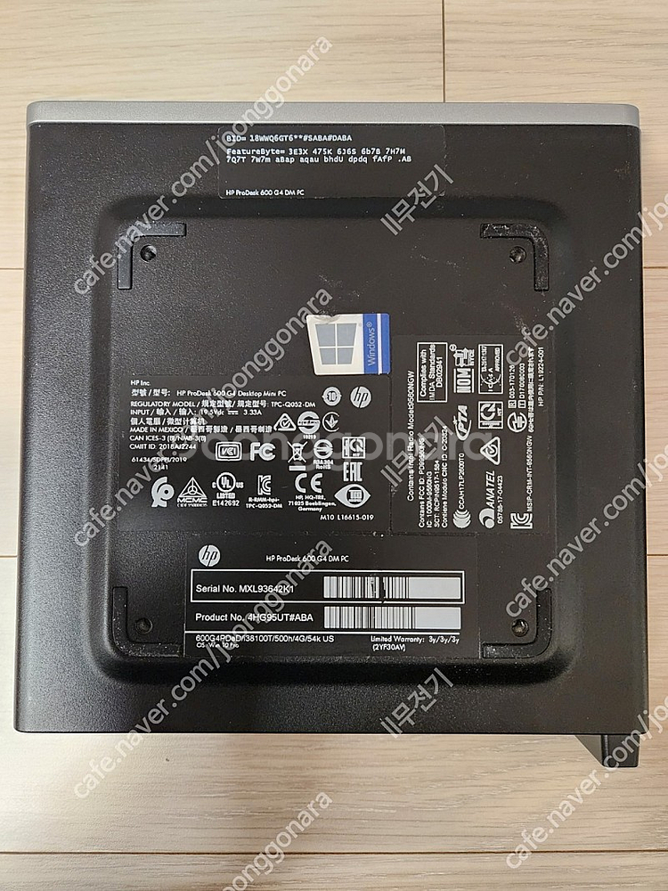 HP 미니PC i3-8100T /시게이트하드 512G ...--4