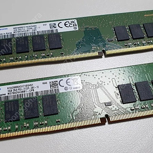 삼성 DDR4 PC4 16GB 램 2개