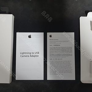 [Apple 정품] 라이트닝 USB 카메라 어댑터 팝니다