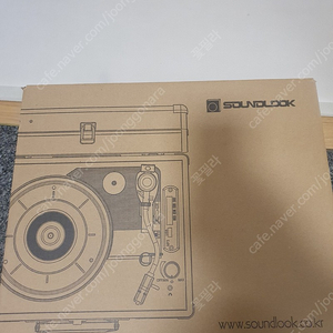 사운드룩 가방형 LP 플레이어 턴테이블 SLT-100BT 미개봉