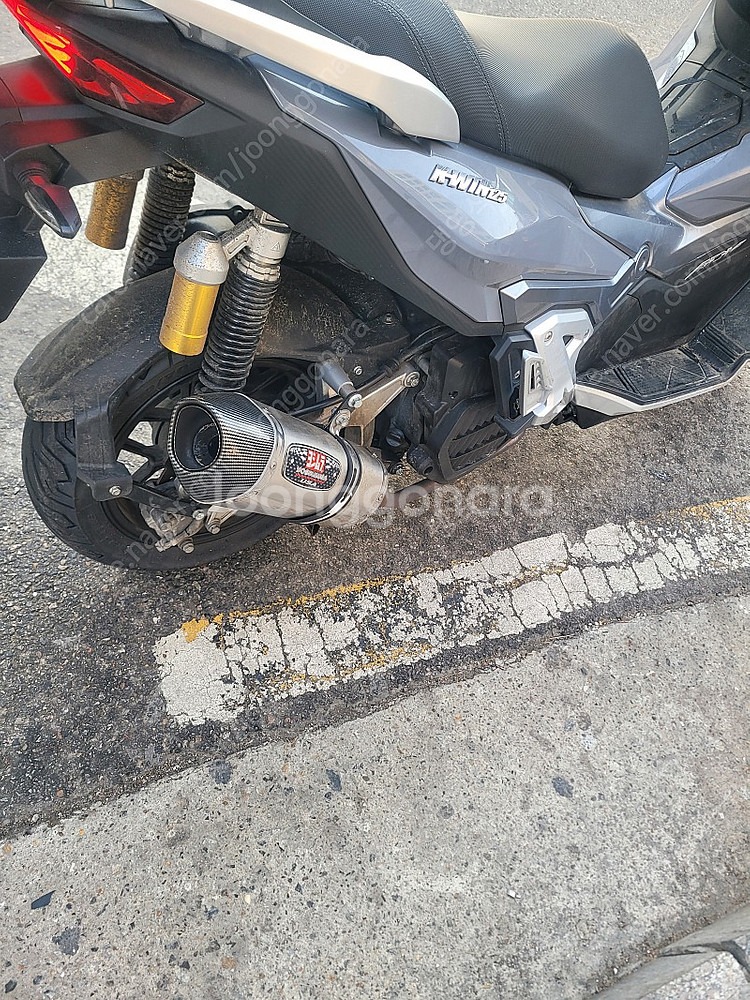 kwin,adv 125 짭시무라 중고 머플러--0