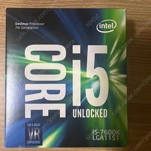 인텔 코어 i5 7600k 미개봉