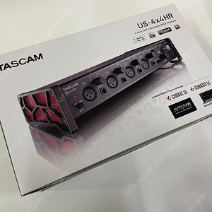 TASCAM US44 HR 타스캠 US-4x4HR 오디오 인터페이스 미개봉