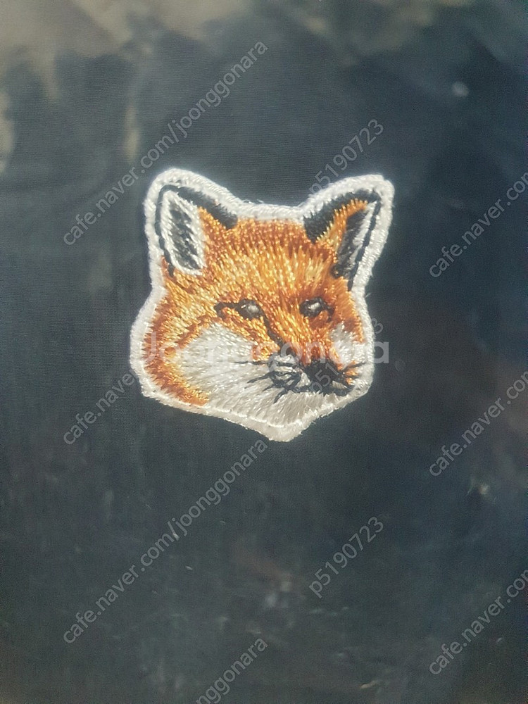 정품 메종키츠네 패딩 블랙 새상품 후드 다운 점퍼--2