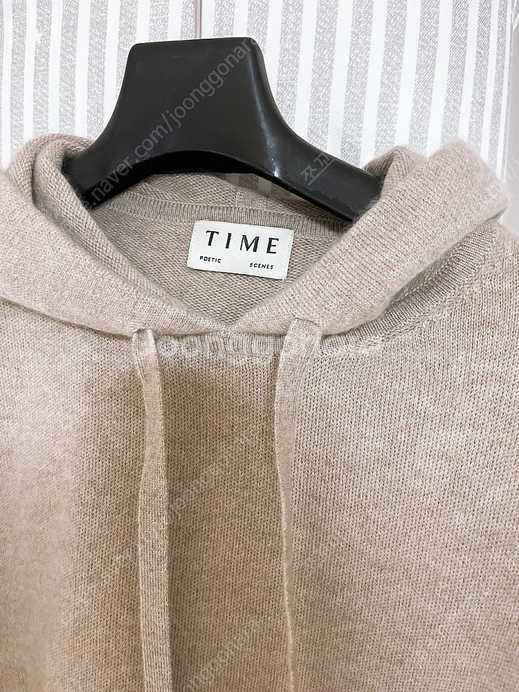 타임 캐시미어 후드니트--3