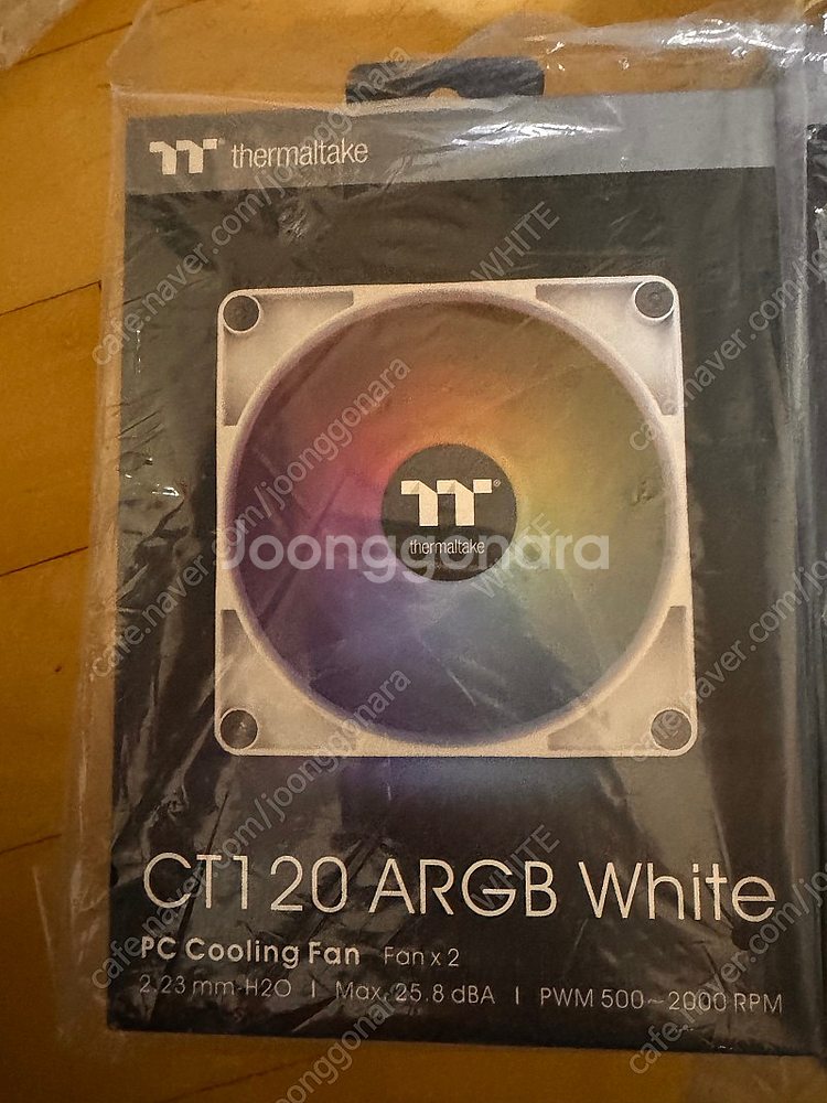 써멀테이크 CT120 ,CT140 2pack 화이트 미...--0