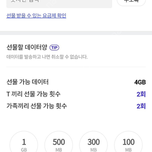 sk 2기가 데이터 팝니다