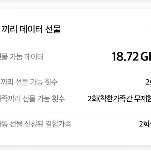 Skt 2기가 데이터 팝니다 2기가 3000원