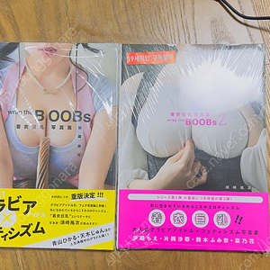 미개봉 소장용 Wrap the boobs 두권, 랩 더 붑스 화보집, 사진집 일괄