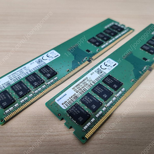 삼성 8G DDR4 단면램 2개 2.8만