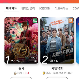 CGV 예매 2인 18,000원