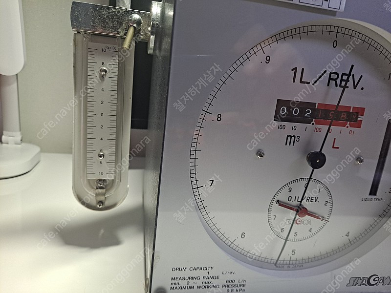 SHINAGAWA WET GAS METER 시나가와 습식 가스미터 부품용 혹은 수리해서 쓰실분 찾습니다. 이미지
