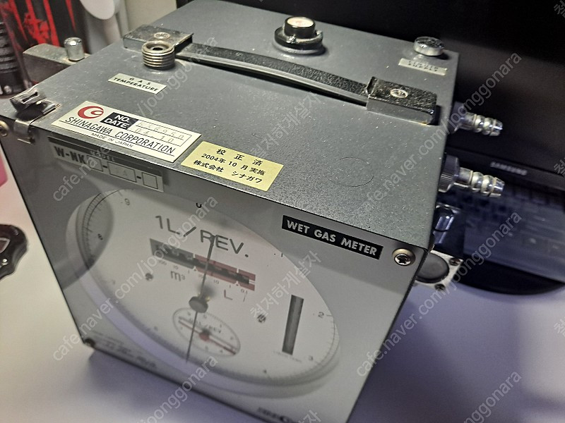 SHINAGAWA WET GAS METER 시나가와 습식 가스미터 부품용 혹은 수리해서 쓰실분 찾습니다. 이미지