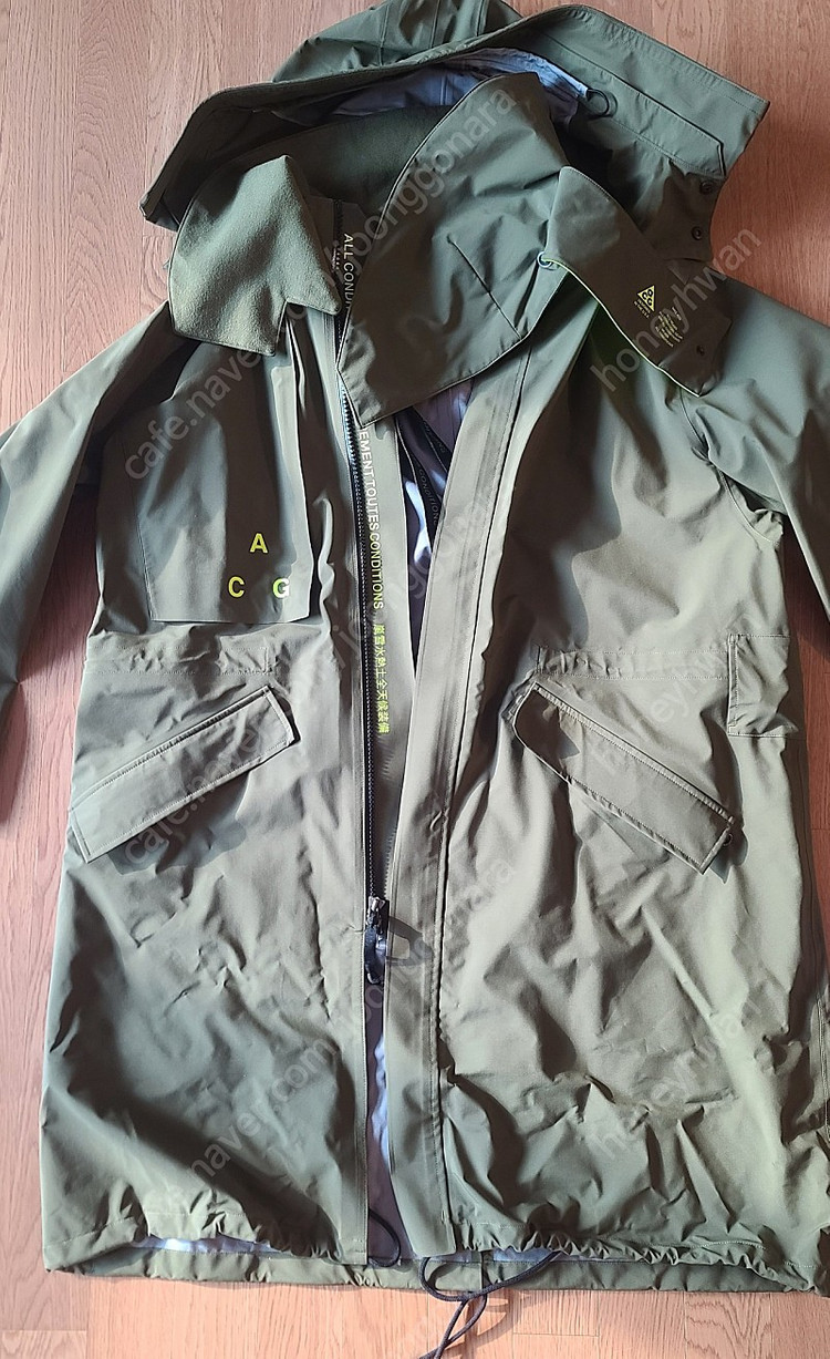 [M]나이키 acg 고어텍스 코트 카키 올리브--2