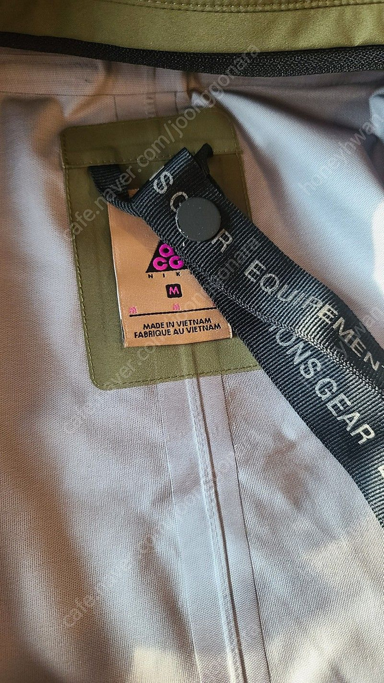 [M]나이키 acg 고어텍스 코트 카키 올리브--5