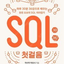 한빛미디어, SQL 첫걸음- 하루 30분 36강으로 배우는 완전초보의 SQL 따라잡기 - 새 책