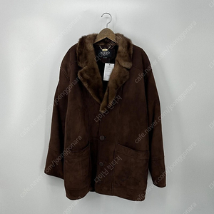 빈티지 스웨이드 무스탕 코트 자켓 (110 size / BROWN)