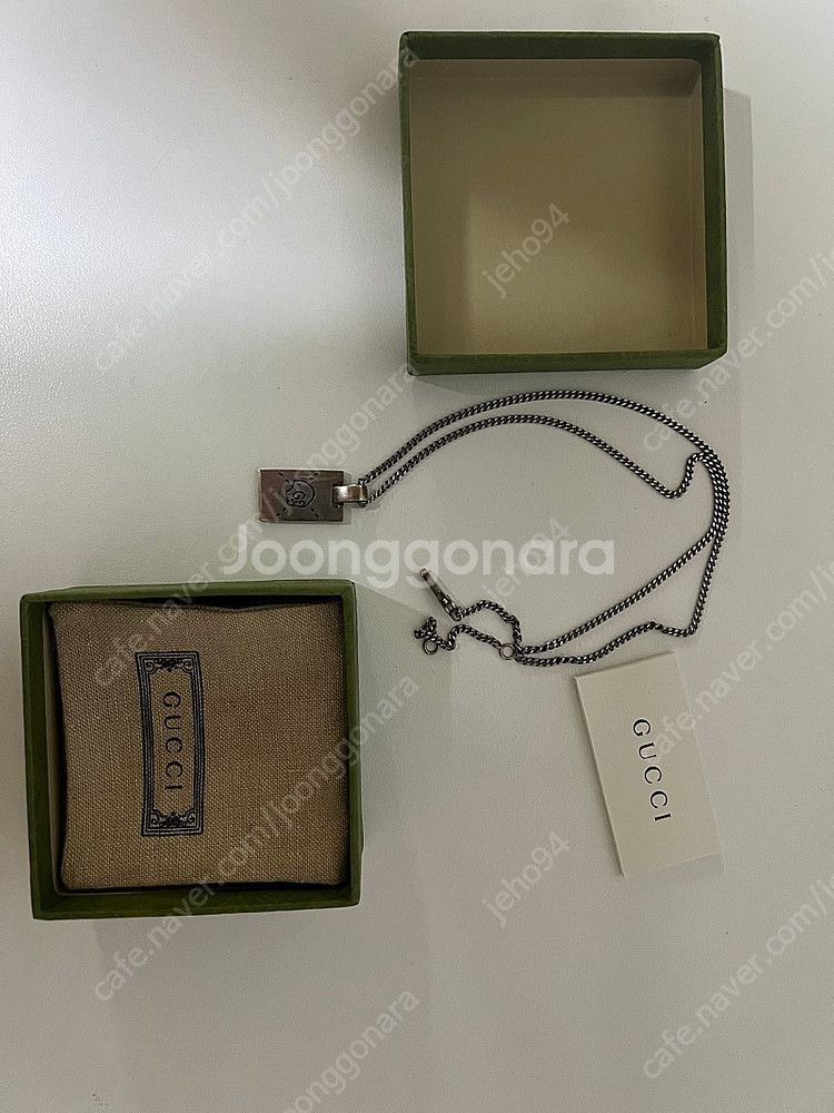 남자 구찌목걸이 고스트 g--6