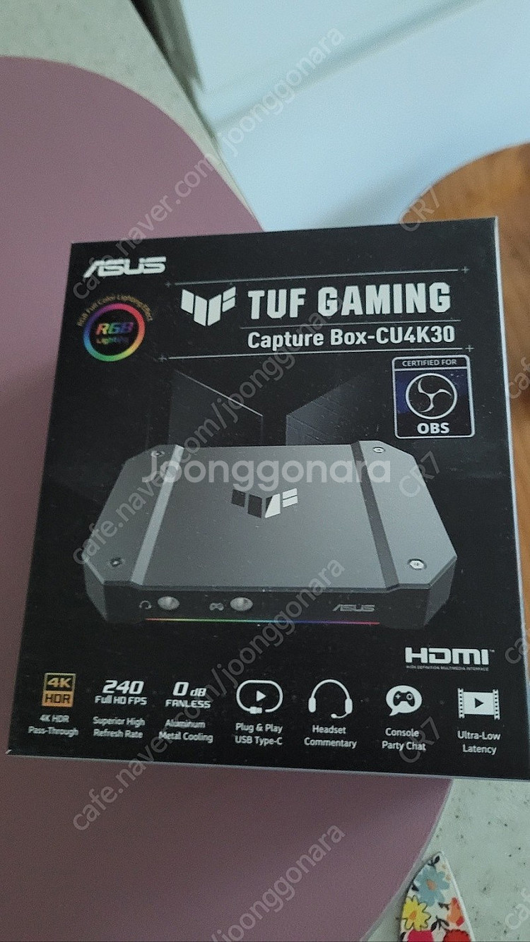 CU4k30 Asus 외장 고성능 캡쳐보드 캡처보드--0