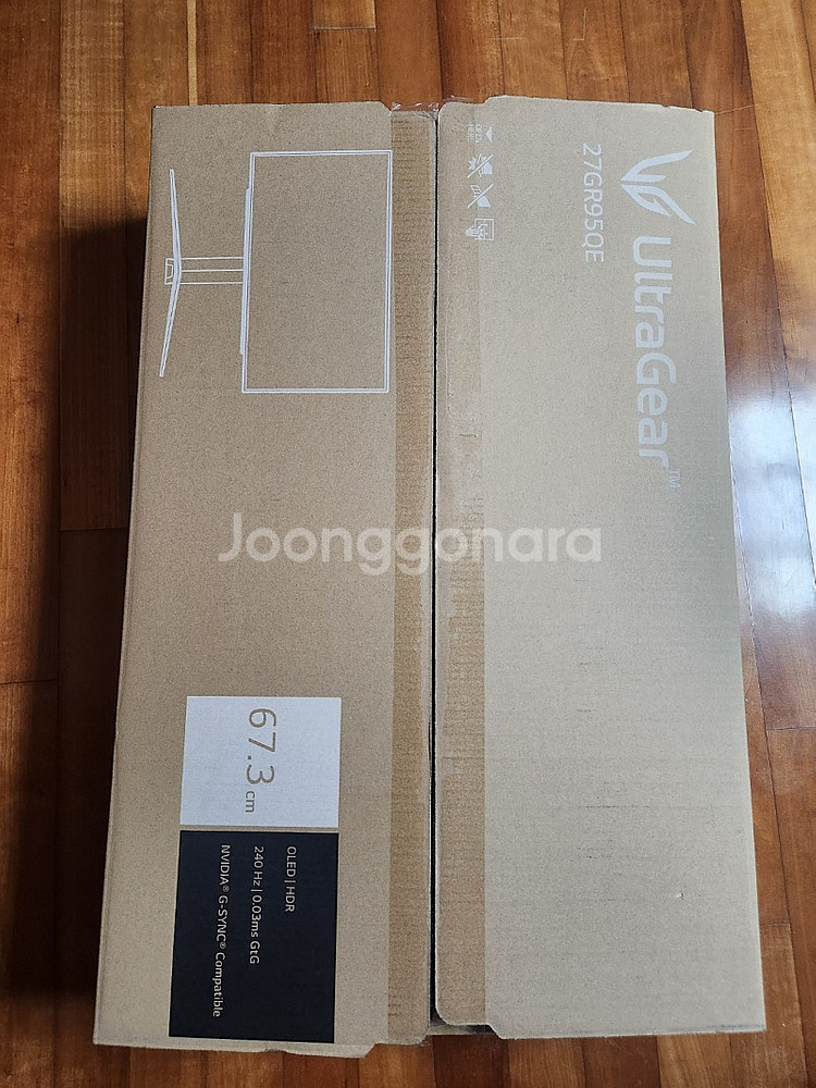 LG 27GR95QE 27인치 OLED 모니터 새상품--0