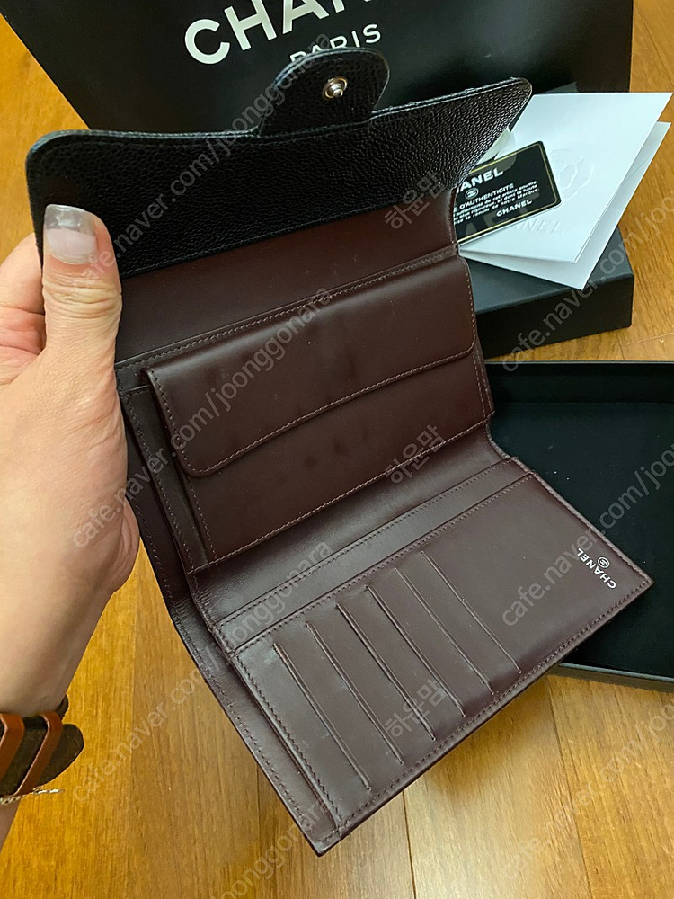 샤넬클래식장지갑은장--4