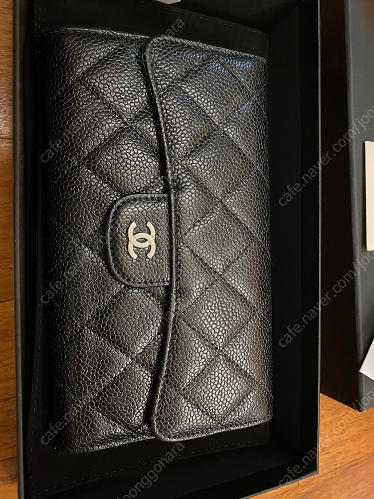 샤넬클래식장지갑은장--6