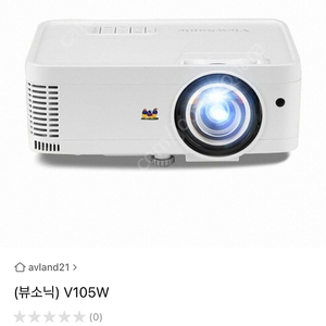 뷰소닉 v105w 3800안시 단초점 프로젝터 판매합니다