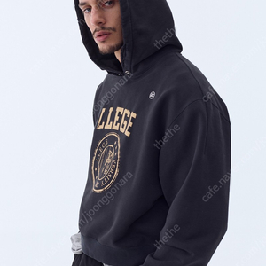 렉토 후드티 LLEGE LOGO DESTROYED HOODIE SWEATSHIRT