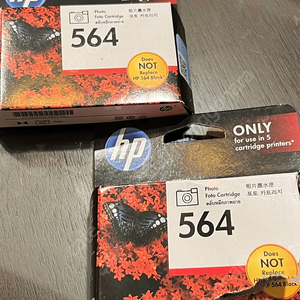 hp 564 포토 카트리지 2개