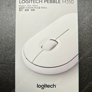 로지텍 (Logitech) M350 블루투스 무선 마우스 화이트 (미개봉)