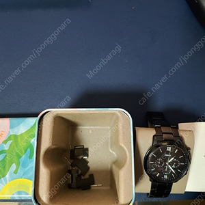 fossil fs5474 블랙메탈 남성손목시계 택포 12000원 팝니다.