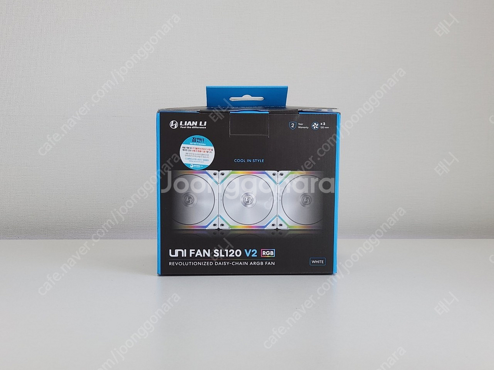 리안리 SL120 V2 신형 화이트 3팩--1