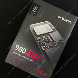 삼성전자 SSD 980 PRO 2테라 정품 A/S가능 새상품 판매합니다.