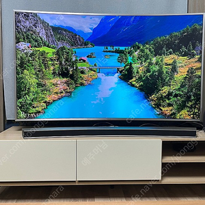 삼성 55인치 LED 4K TV + 사운드바 + 우퍼 + TV장