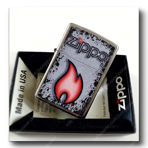 정품 미개봉 새 지포라이터 49576 ZIPPO FLAME DESIGN