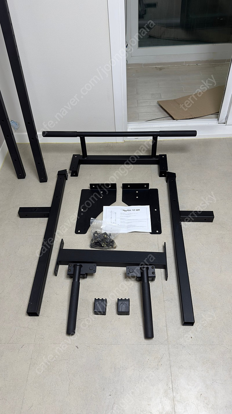 어푸어푸 차칸철봉2 치닝디핑 가정용 실내 턱걸이 운동기구 풀업바 이미지