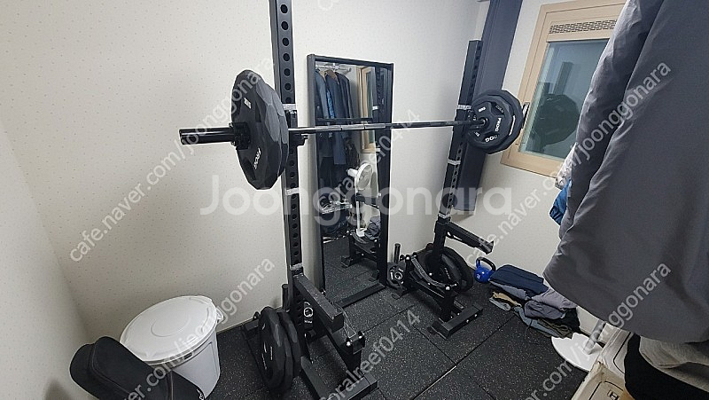 홈짐 분리형랙 플러그피트니스 슬링랙 우레탄원판 20kg...--0