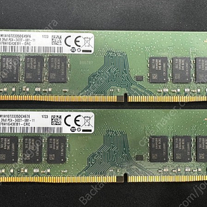 삼성 DDR4-2400T 8G 2개 메모리 판매합니다.