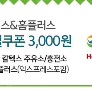 홈플러스,gs칼텍스 3000원 쿠폰