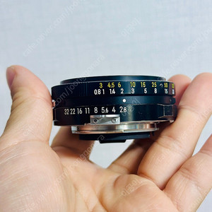 니콘 MF 45mm 2.8 GN 블랙 펜케익 해바라기