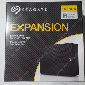 시게이트 외장하드 14tb 미개봉 팝니다. SEAGATE EXPANSION 14TB