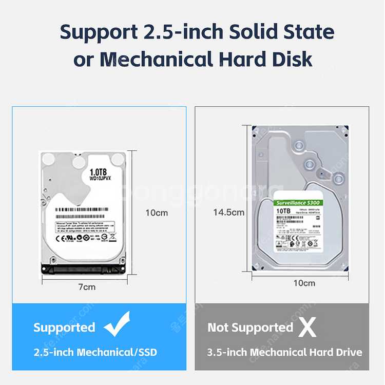 2.5" HDD SSD 외장케이스 SATA-USB3.0...--3