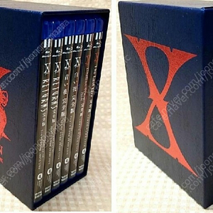 X JAPAN blu ray 완전판 풀셋트 박스. 일본 워너뮤직 정품