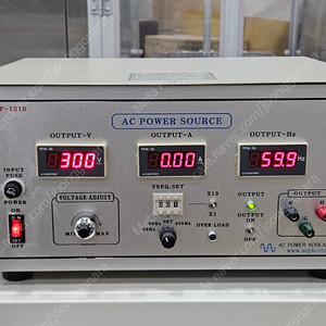 ACP Korea AC Power Source (모델 ACP-1010) 중고 판매